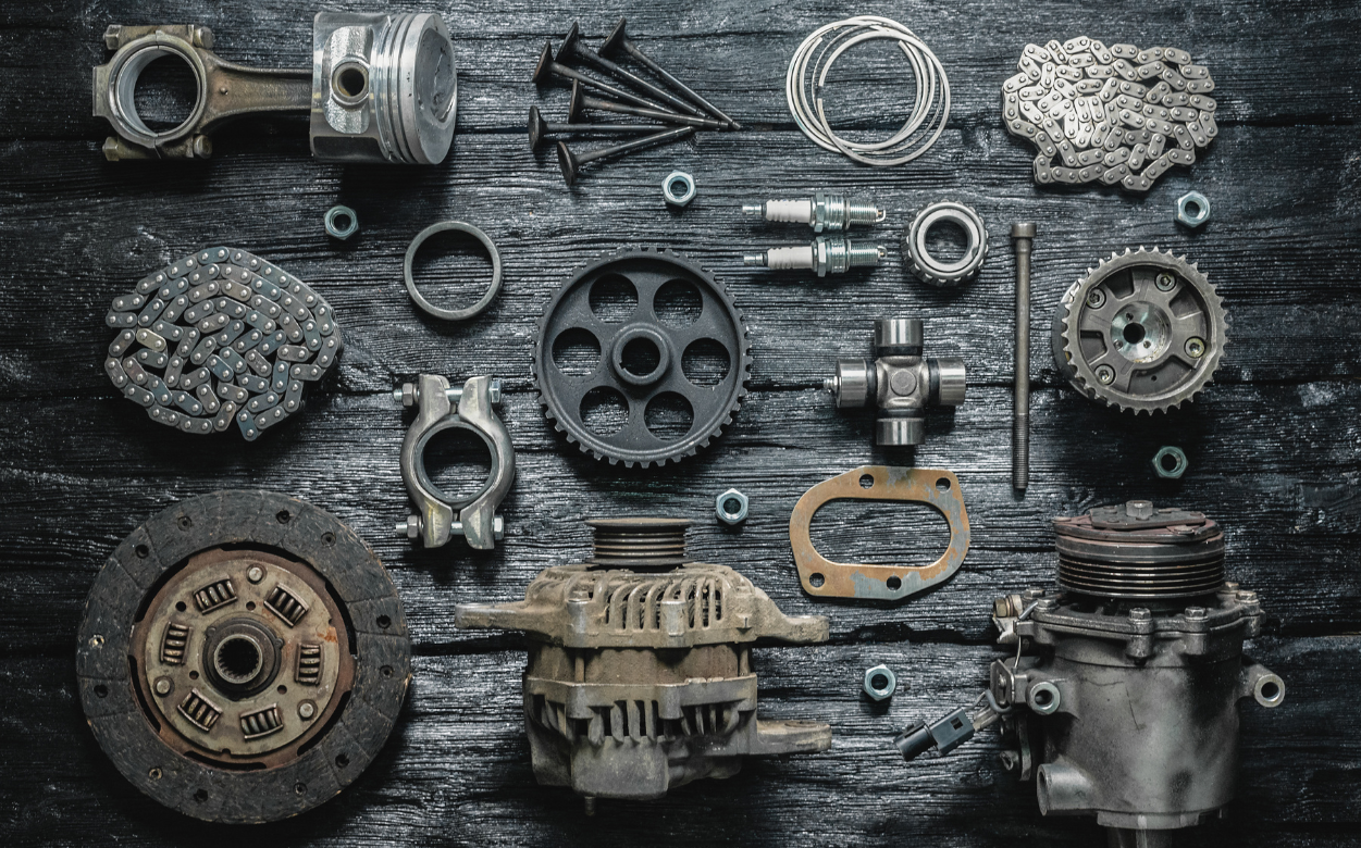 machinery and spare parts